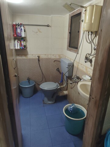 Bathroom in 2 BHK Apartment at Suvidha Regal Heights, Vasai East – for Rent