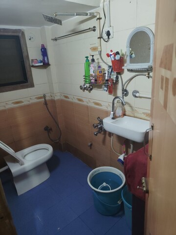 Bathroom in 2 BHK Apartment at Suvidha Regal Heights, Vasai East – for Rent