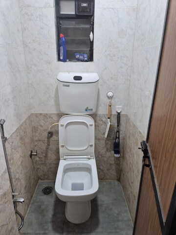 Bathroom in 1 BHK Apartment at Mahape – for Rent