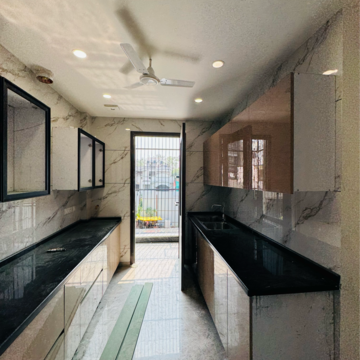 Kitchen in 3 BHK Builder Floor at Saket – for Rent