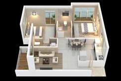1 BHK + Pooja Room Apartment For Sale in Gurudatta Gulmohar City