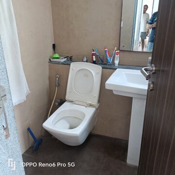 Bathroom in 3 BHK Apartment at Kanakia Space Samarpan Exotica, Magathane – for Rent