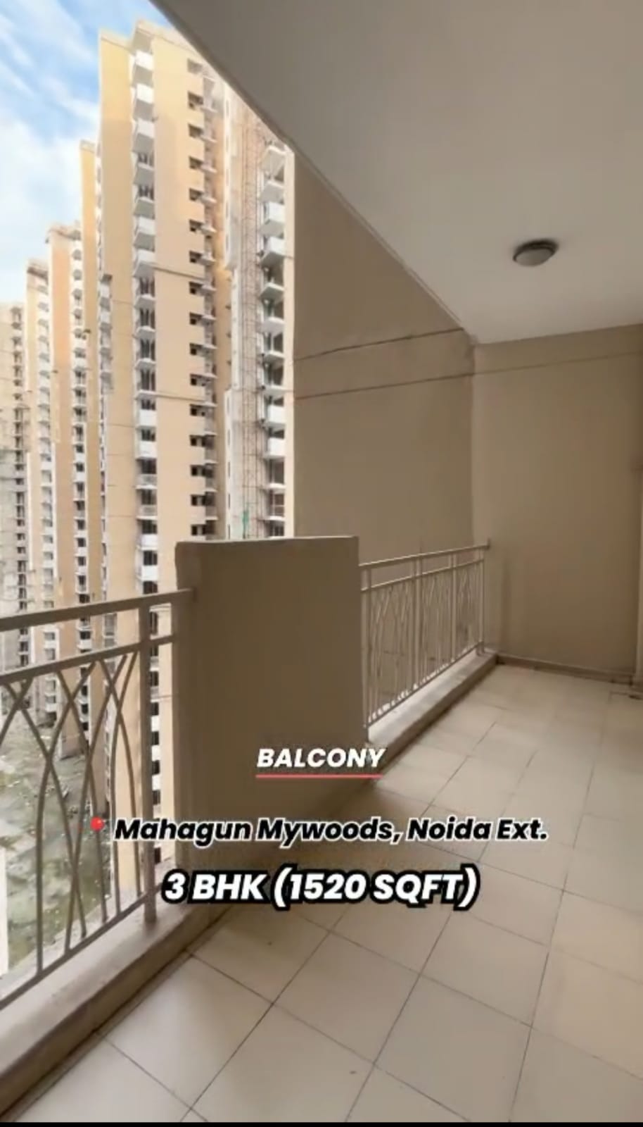 3 BHK + Pooja Room Apartment For Sale in Mahagun Mywoods