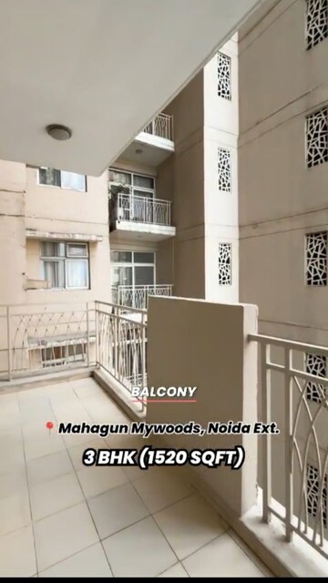 Floor Plan in 3 BHK Apartment at Mahagun Mywoods, Sector 16c Greater Noida – for Sale