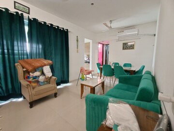 Living Room in 2 BHK Apartment at Akshar Alvario, Seawoods – for Rent