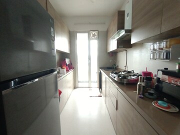 Kitchen in 2 BHK Apartment at Akshar Alvario, Seawoods – for Rent