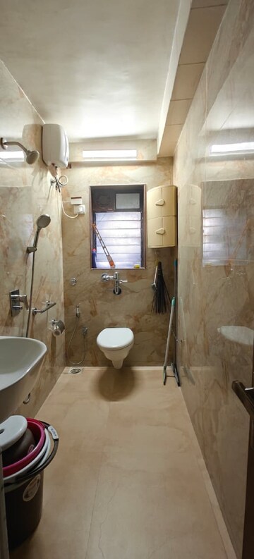 Bathroom in 3 BHK Apartment at Santacruz West – for Rent