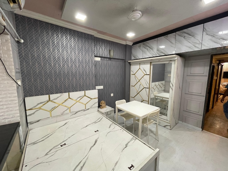 Master Bedroom, hdil-dheeraj-residency 3 Bedroom 1300 Sq.Ft. Apartment In Goregaon West Mumbai 9262528