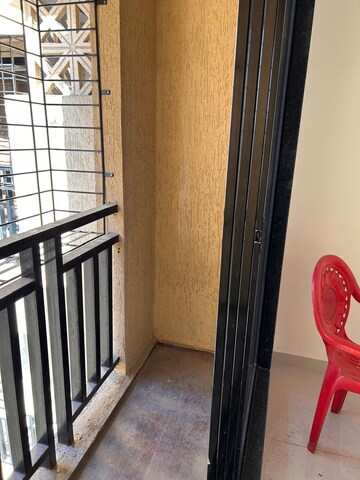 Balcony in 1 BHK Apartment at Aakar Residency, Kavesar – for Rent