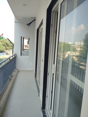 Balcony in 3 BHK Builder Floor at AAR AAR Homes, Green Fields Colony – for Sale