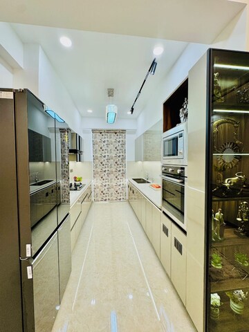 Kitchen in 3 BHK Apartment at Mona Greens, Ghazipur – for Sale