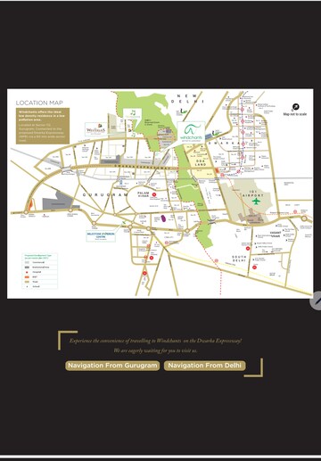 3 BHK Apartment – Map Location View at Experion Windchants, Sector 112 - for Sale