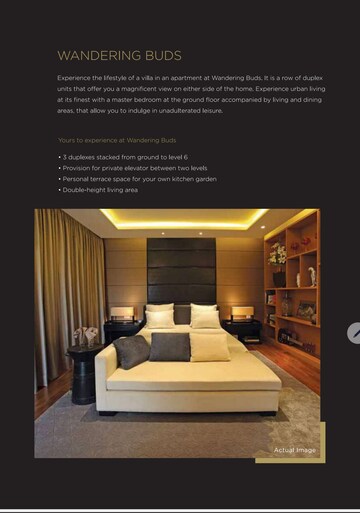 Bedroom in 3 BHK Apartment at Experion Windchants, Sector 112 – for Sale