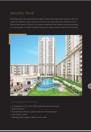 3 BHK Apartment – Exterior View View at Experion Windchants, Sector 112 - for Sale