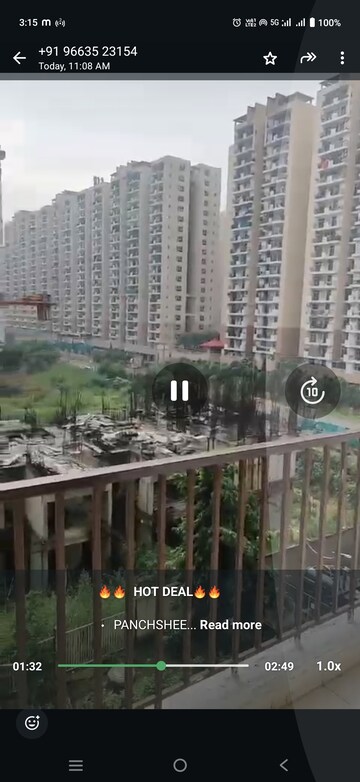 2 BHK Apartment – Exterior View View at Panchsheel Greens II, Sector 16 Greater Noida - for Sale