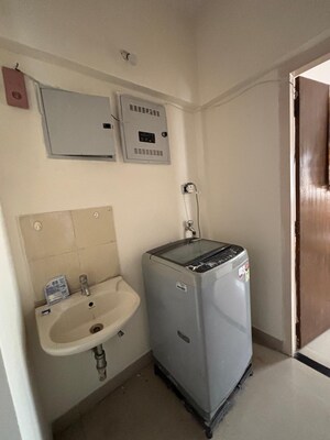 Bathroom in 2 BHK Apartment at Wakad – for Rent