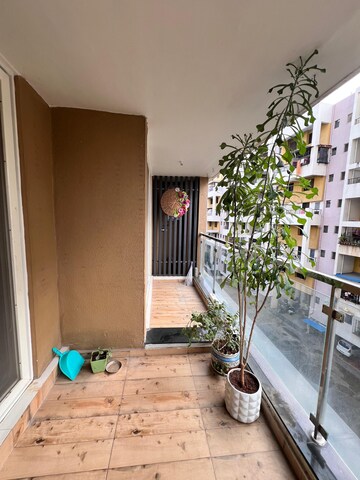 Balcony in 3 BHK Apartment at Wakad – for Rent