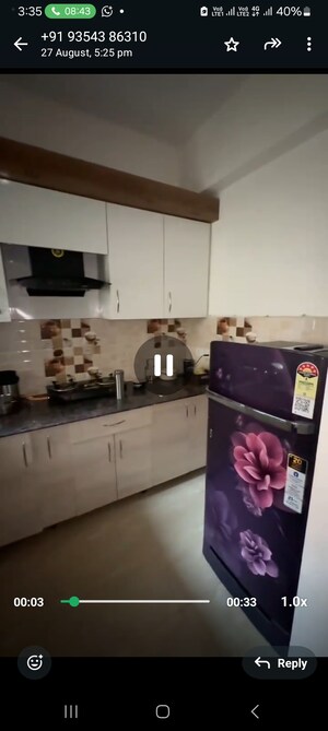 Kitchen in 2 BHK Apartment at Gaur City 7th Avenue, Sector 4 Greater Noida – for Rent