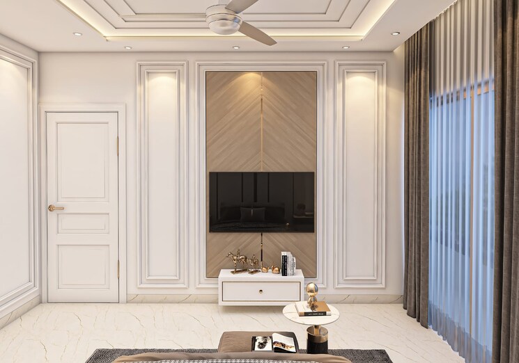 Living Room, alaknanda-maxxus-eden-estate 3 Bedroom 1800 Sq.Ft. Builder Floor In Ghazipur Zirakpur 9262813