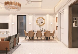 Living Room in 3 BHK Builder Floor at Alaknanda Maxxus Eden Estate, Ghazipur – for Sale