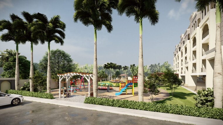 Exterior View, alaknanda-maxxus-eden-estate 3 Bedroom 1800 Sq.Ft. Builder Floor In Ghazipur Zirakpur 9262813