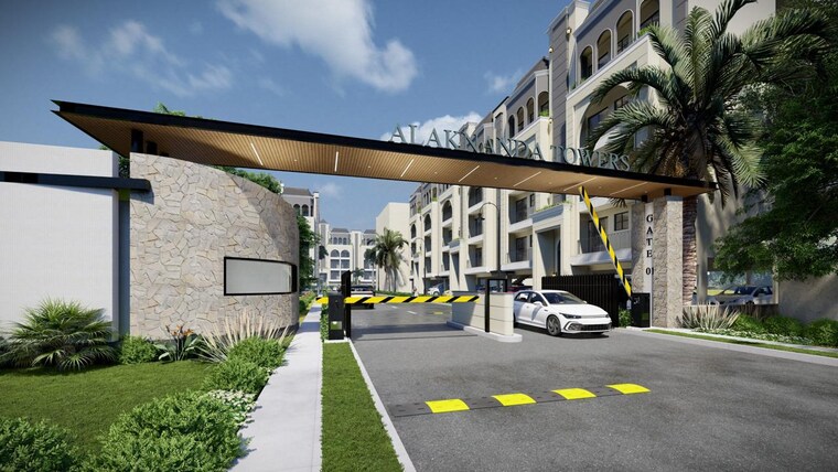 Exterior View, alaknanda-maxxus-eden-estate 3 Bedroom 1800 Sq.Ft. Builder Floor In Ghazipur Zirakpur 9262813