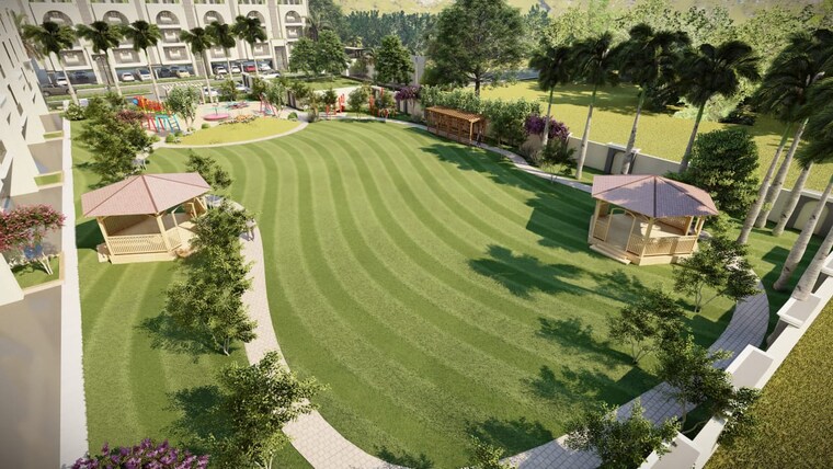 Balcony, alaknanda-maxxus-eden-estate 3 Bedroom 1800 Sq.Ft. Builder Floor In Ghazipur Zirakpur 9262813