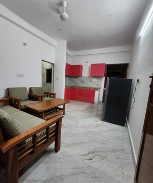 Living Room in 1 BHK Apartment at Saket – for Rent
