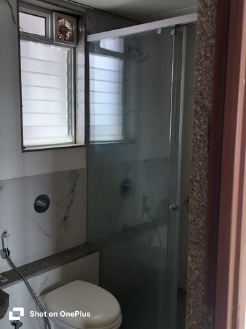 Bathroom in 3 BHK Apartment at Goel Ganga Acropolis, Baner – for Rent