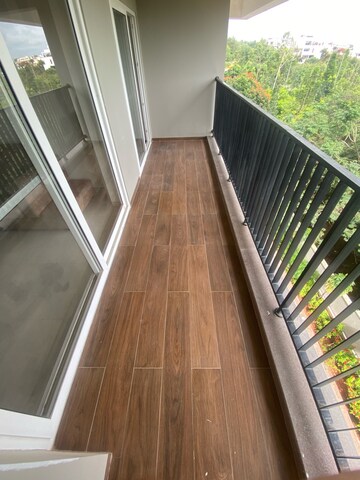 Balcony in 3 BHK Apartment at Century Horizon, Jakkuru – for Rent