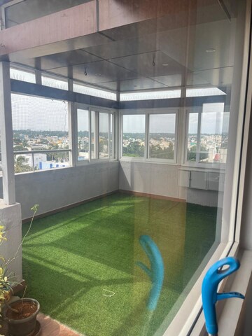 Balcony in 4 BHK Apartment at Adarsh Crystal, Cambridge Layout – for Sale
