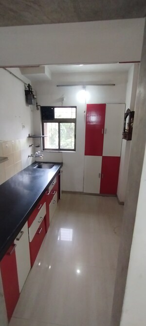 Kitchen in 1 BHK Apartment at Vijay Garden, Ghodbunder Road – for Rent