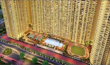 2 BHK Apartment – Exterior View View at Saya Gold Avenue, Vaibhav Khand - for Rent