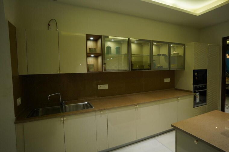 Kitchen, aba-county-107 4 Bedroom 4482 Sq.Ft. Apartment In Sector 107 Noida 9263205
