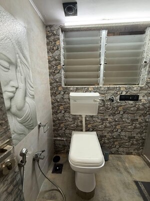 Bathroom in 2 BHK Apartment at Khar West – for Rent