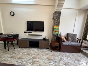 Living Room in 2 BHK Apartment at Khar West – for Rent