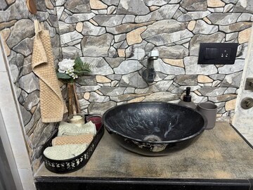 Bathroom in 2 BHK Apartment at Khar West – for Rent