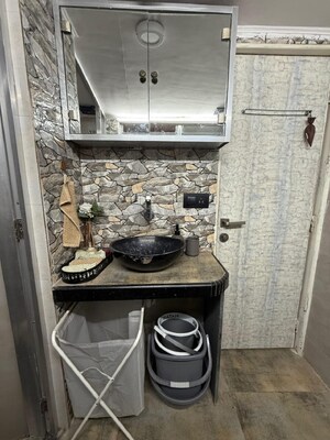 Bathroom in 2 BHK Apartment at Khar West – for Rent