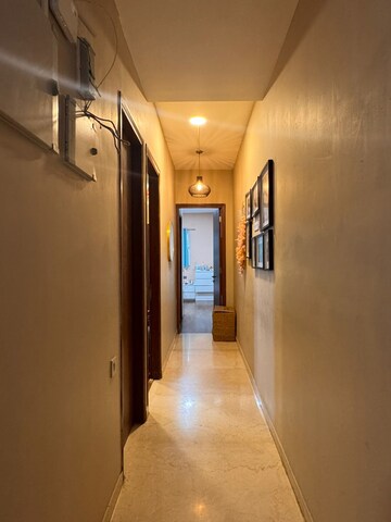 Building Lobby in 2 BHK Apartment at Omkar Alta Monte, Malad East – for Rent