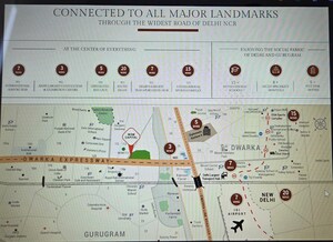 3 BHK Apartment – Map Location View at M3M Capital, Sector 113 - for Sale