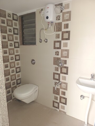 Bathroom in 1 BHK Apartment at Tiara Hills, Mira Road – for Rent