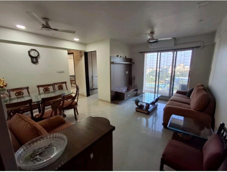 Living Room, cosmos-classique 2 Bedroom 700 Sq.Ft. Apartment In Ghodbunder Road Thane 9263435