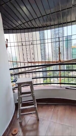 Balcony in 3.5 BHK Apartment at Rag Megh Malhar, Goregaon East – for Rent