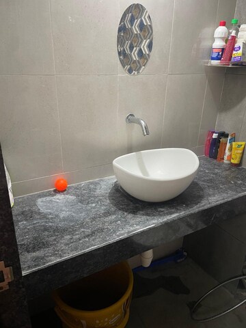 Bathroom in 3 BHK Apartment at Godrej Green Vistas, Mahalunge – for Rent
