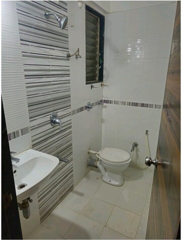 Attached Bathroom in 1 BHK Apartment at Mahavir Kalpavruksha, Ghodbunder Road – for Rent