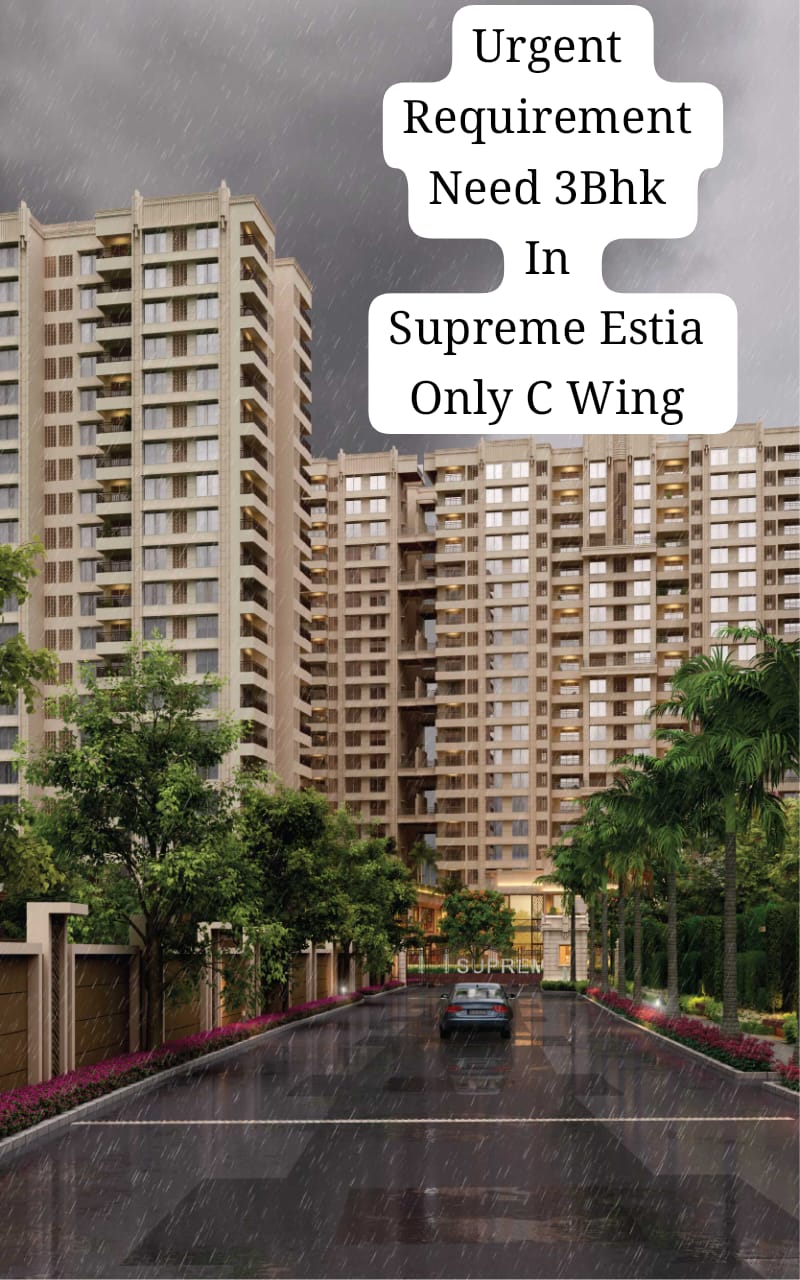 3 BHK Apartment For Sale in Supreme Estia Phase 1