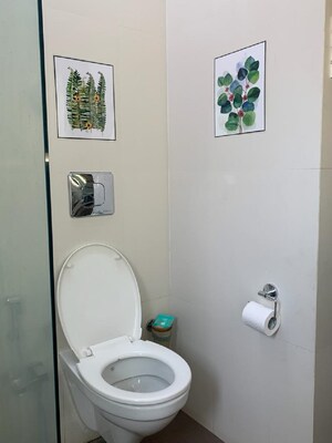 Bathroom in 3 BHK Apartment at Khar West – for Rent