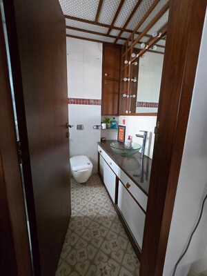 Bathroom in 2 BHK Apartment at Bandra West – for Rent