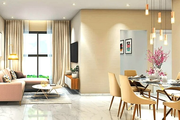 Living Room, sheth-vasant-lawns 2 Bedroom 1008 Sq.Ft. Apartment In Laxmi Nagar Thane 9263534