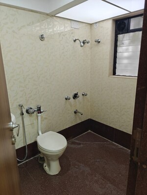 Bathroom in 3 BHK Apartment at Bandra West – for Rent